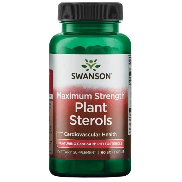 Swanson Maximum Strength Plant Sterols Featuring CardioAid Phytosterols 60 Softgels