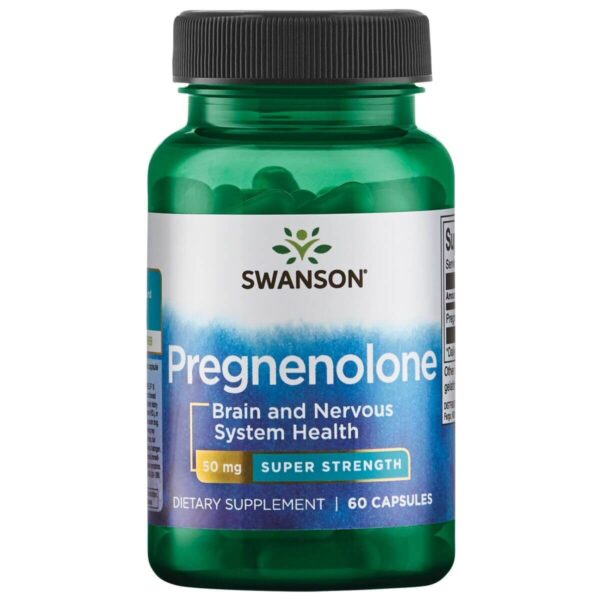 Swanson Super-Strength Pregnenolone 50mg 60 Capsules