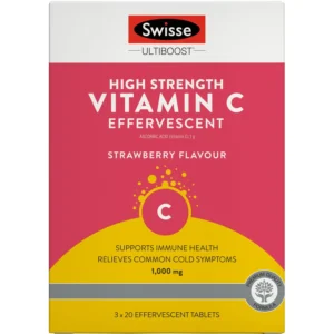 Swisse Ultiboost High Strength Vitamin C 60 Eff Tablets