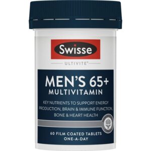 Swisse Ultivite Men'S Multivitamin 65+ 60 Tablets