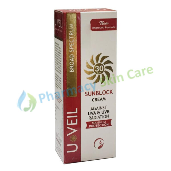 U-veil Sunblock New 30 spf