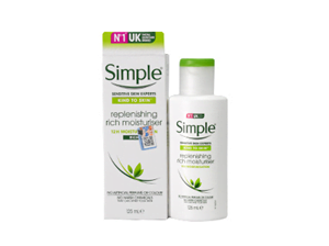 Simple Skin Replenishing Rich Moisturiser 125ml