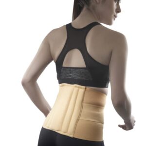 Sacro lumbar belt with double strapping