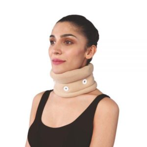 Cervical collar with chin support