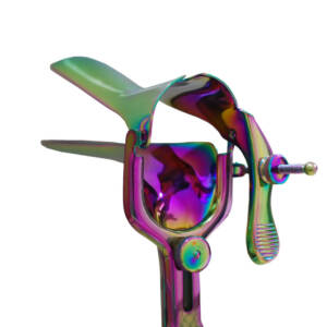 Allschoolabs Graves Vu-More Vaginal Speculum Titanium Coated