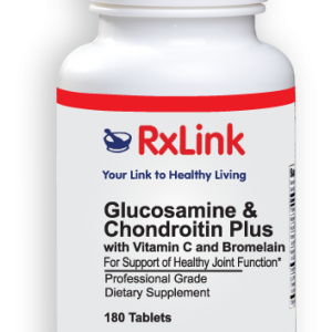 RxLink Glucosamine & Chondroitin Plus With Vitamin C and Bromelain 180 Tabs