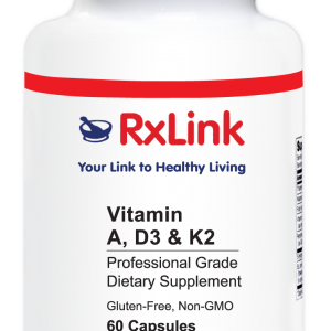 RxLink Vitamin A, D3 & K2 Capsules Supporting bone health and cardiovascular function