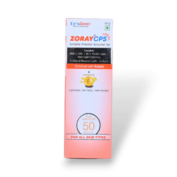 Zoray CPS Complete Protection Sunscreen Gel Broad Spectrum SPF 50 PA+++ (50GM)