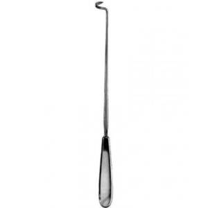 Deschamps Ligature Needle Length = 21 cm / 8- 1/4", Curved to Right, For the Left Hand, Sharp