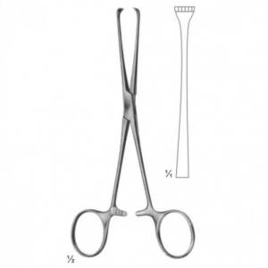 Artery Traction and Grasping Forceps BOYS-ALLIS 5x6 teeth sharp 155 mm