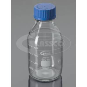 BOTTLE REAGENT, CLEAR GLASS, SCREW CAP, 5000ML