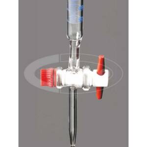Burettes with PTFE Key stopcock clear glass, Class AS, 50 ML