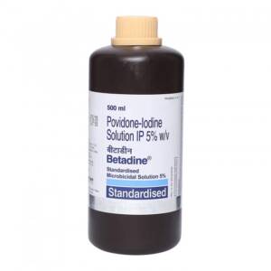 Betadine Standardised Microbicidal Solution, 500 ML