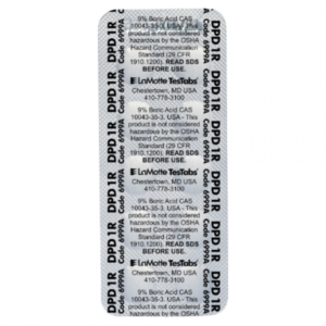 Chlorine DPD #1 RAPID TesTabs, 250 Pack