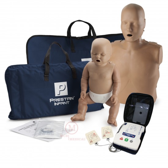 Adult CPR Manikin Kit with Feedback, Prestan UltraTrainer, and MCR Accessories