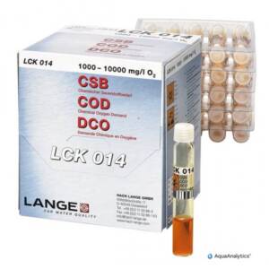 COD cuvette test 1,000-10,000 mg/L O?, 25 tests