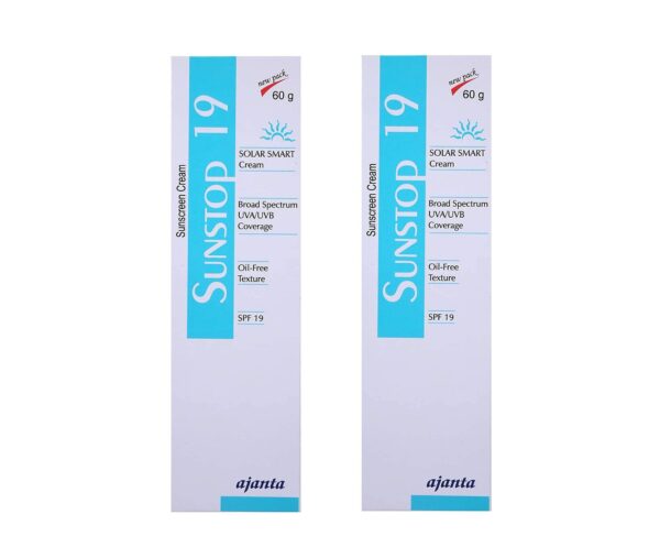 Sunstop 19 Cream SPF 19 (60GM) (PACK OF 2)