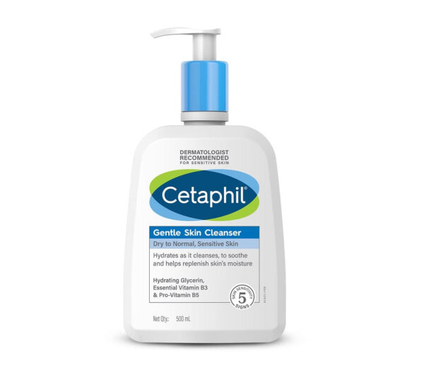 Cetaphil Gentle Skin Cleanser for Dry, Normal Sensitive Skin - 500 ml