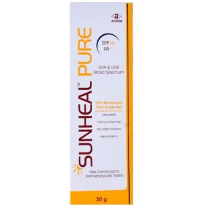 Sunheal Pure SPF 50+ Gel, 30gm