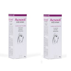 Acnovit facewash for oily & acne prone skin ( 70 ml ) (PACK OF 2)