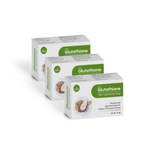 Swr Glutathione Skin Lightening Soap Coconut 75gm Pack of 3