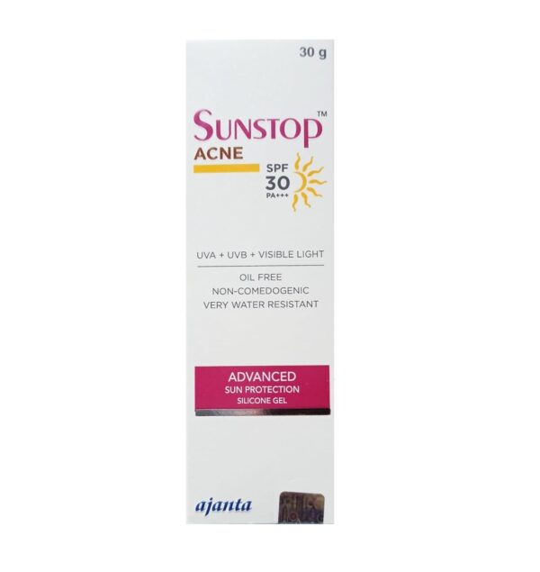 Sunstop Acne SPF 30 PA +++ Sunscreen Gel (30g)