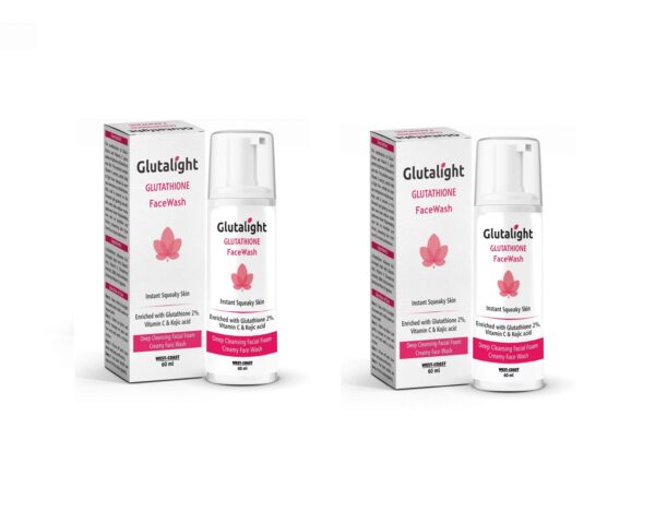 Glutalight Glutathione Face Wash (60ML) (PACK OF 2)