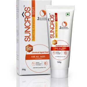 Sunscros Matte Finish SPF 50+ Pa +++ Gel 50g