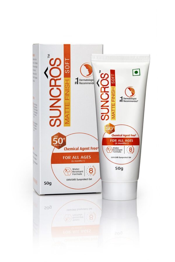 Sunscros Matte Finish SPF 50+ Pa +++ Gel 50g