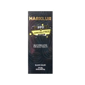 Harklur Hair Color Cream Black Color, 60ml