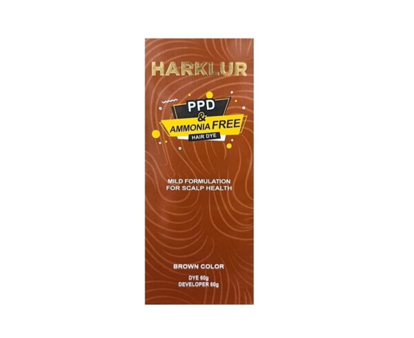 Harklur Hair Color  Brown Color , 60 Gm