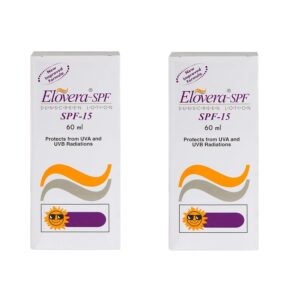 Elovera SPF 15 Sunscreen Lotion (60ML) (PACK OF 2)