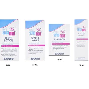 Sebamed Baby Combo, 50ml ,(Cream, Baby Wash, Lotion, Shampoo)