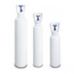 10L Steel Oxygen Cylinder white Working pressure: 150bar OD-140mm