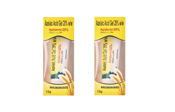 Aziderm 20% gel 15gm (pack of 2)