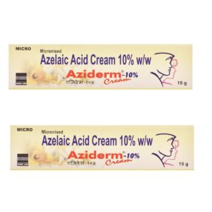Aziderm 10% Cream 15gm (pack of 2)