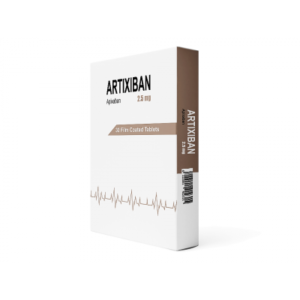 ARTIXIBAN 2.5 MG ( APIXABAN ) 30 FILM-COATED TABLETS