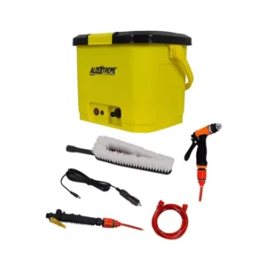 AllExtreme AE-3200 4.5l/m Car Pressure Washer with Multi Adjustable Pattern for Showering Dog & Plant Watering Lawn (Yellow)