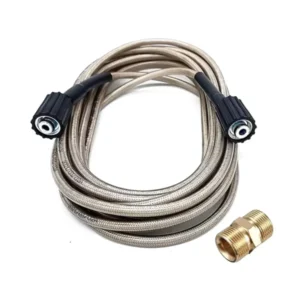 HPT 300 Bar 8 m PVC Hose Pipe with Brass M22 Connector