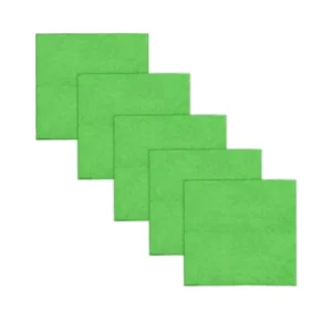 AllExtreme EXMTG5P Lint Free and Streak Free Microfiber Cloth Green, 5 pc