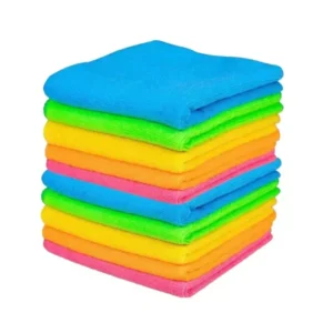 AllExtreme EXFLD13 Lint Free and Streak Free Microfiber Cloth - 10 pc