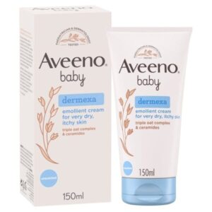 Aveeno BABY Dermexa Emollient Cream Dry,Itchy Skin 150ml