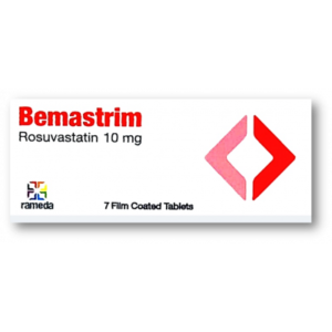 BEMASTRIM 10 MG ( ROSUVASTATIN ) 7 FILM-COATED TABLETS