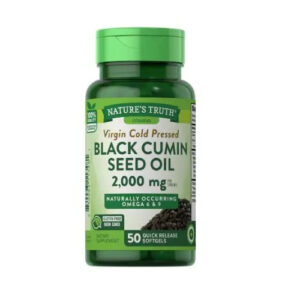 Nature?s Truth Black Cumin Seed Oil 2000mg QR Softgels 50?s