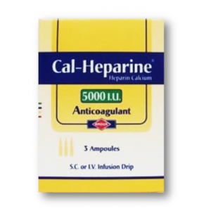 CAL - HEPARINE 5000 IU ( HEPARIN HEPARIN CALCIUM ) 3 AMPOULES