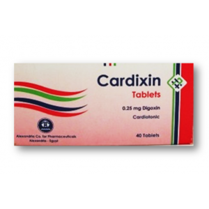 CARDIXIN 0.25 MG ( DIGOXINE ) 40 TABLETS
