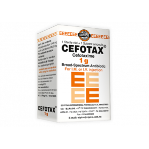 CEFOTAX 1 GM ( CEFOTAXIME ) IV IM VIAL