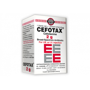 CEFOTAX 2 GM ( CEFOTAXIME ) IV IM VIAL
