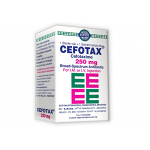 CEFOTAX 250 MG ( CEFOTAXIME ) IV IM VIAL