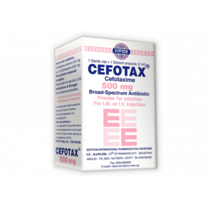 CEFOTAX 500 MG ( CEFOTAXIME ) IV IM VIAL